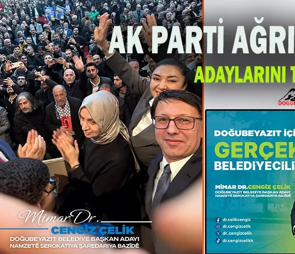 Doğubayazıt Gazetesi Kültür ve Kongre Merkezinde düzenlenen toplantıya AK Parti Grup Başkanvekili Leyla Şahin Usta, AK Parti Ağrı Milletvekili Ruken 