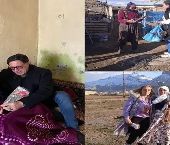 Ak Parti Doğubayazıt Belediye Başkan adayı Dr. Cengiz Çelik, Kadınlar Günü vesilesiyle ekonomik durumu iyi olmayan aileleri ziyaret ederek, bu 