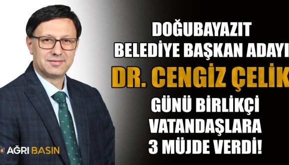 Doğubayazıt Belediye Başkan adayı Dr. Cengiz Çelik, Gürbulak Sınır kapısında günübirlikçi vatandaşlara 3 müjde verdi. Doğubayazıt Başkan adayı Çelik’ten yeni 